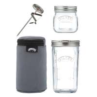 Vorschau: Joghurtbereiter ohne Strom von Kilner - Glas Set - Ohne Plastik Vorschau: Joghurtbereiter ohne Strom von Kilner - Glas Set - Ohne Plastik