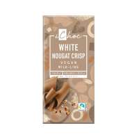 iChoc White Nougat Crisp - Vegan Schokolade mit Krokant iChoc White Nougat Crisp - Vegan Schokolade mit Krokant