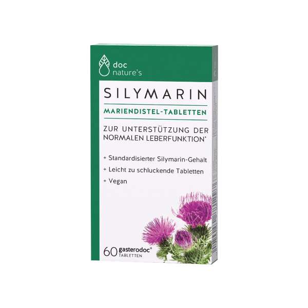 Doc Natures Silymarin Tabletten mit Mariendistel-Extrakt Doc Natures Silymarin Tabletten mit Mariendistel-Extrakt