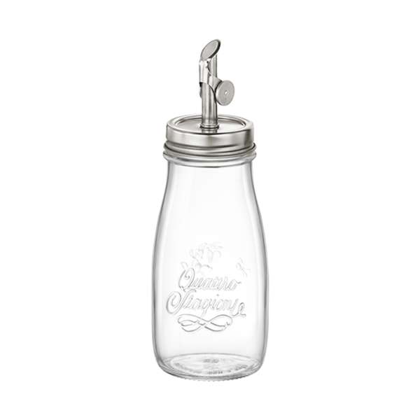 Speiseöl-Flasche mit Ausgießer von Quattro Stagioni/Genietti Speiseöl-Flasche mit Ausgießer von Quattro Stagioni/Genietti