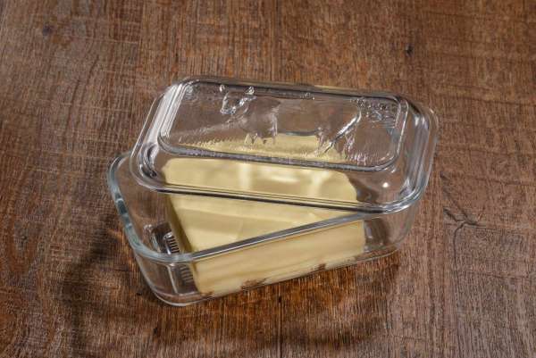 Butterdose aus Glas mit Deckel online bestellen