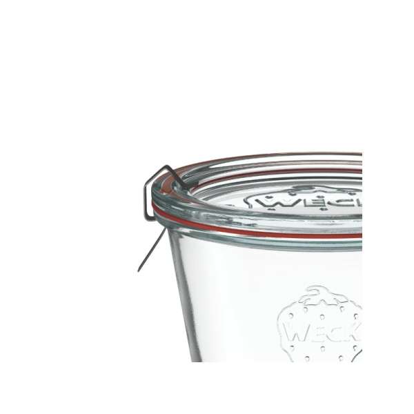 WECK Glaskaraffe 500 ml mit Glasdeckel – 6 Stück