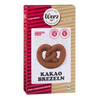 Reis Schoko Brezeln - mürbes Schokogebäck - mit Reissirup gesüßt
