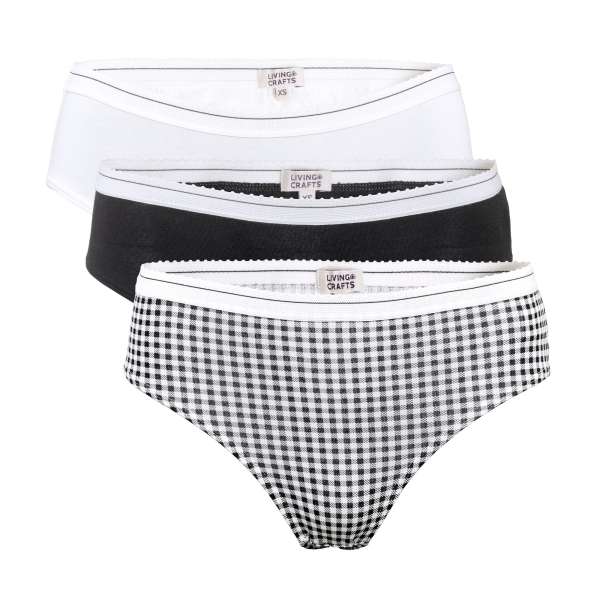 Livingcrafts Damen Slip Set: Eleganter Bio-Komfort Livingcrafts Damen Slip Set: Eleganter Bio-Komfort