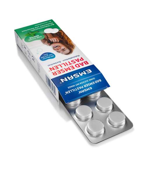 Emsan Bad Emser Pastillen ohne Zucker wenn die Stimme versagt