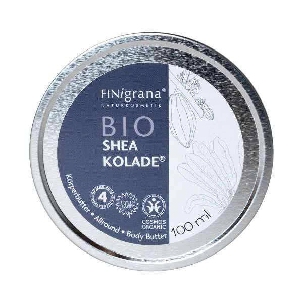 Sheakolade Bio Bodybutter: Creme für extrem trockene Haut Sheakolade Bio Bodybutter: Creme für extrem trockene Haut