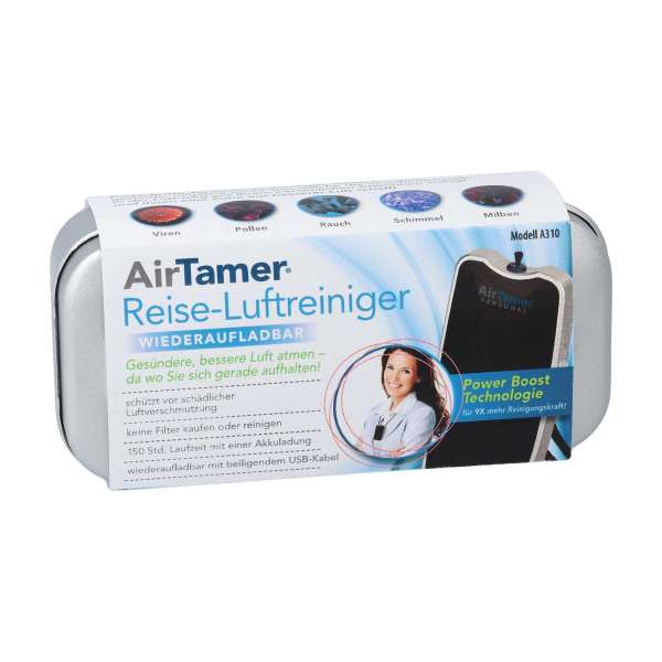 AirTamer A310: Mobiler Luftreiniger ohne Filter & garantiert ozonfrei AirTamer A310: Mobiler Luftreiniger ohne Filter & garantiert ozonfrei