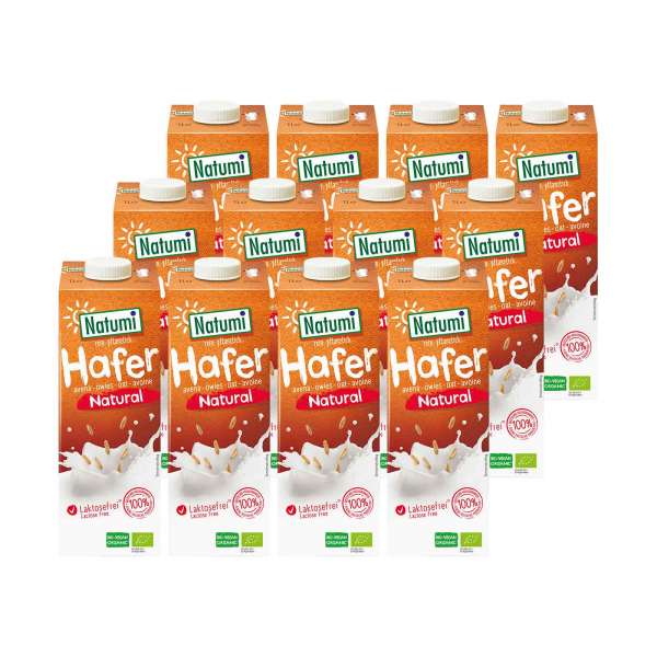 Natumi Haferdrink aus Bio-Hafer im 12er Sparpack bestellen Natumi Haferdrink aus Bio-Hafer im 12er Sparpack bestellen