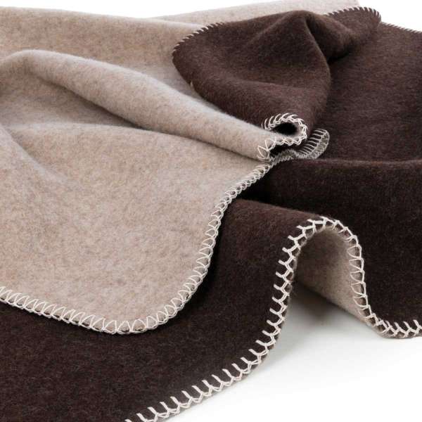 Schurwolldecke von PureNature: 100 % deutsche Schurwolle