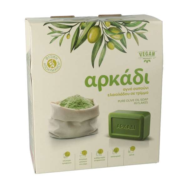 Olivenöl-Seifenflocken: vegan & umweltfreundlich Olivenöl-Seifenflocken: vegan & umweltfreundlich