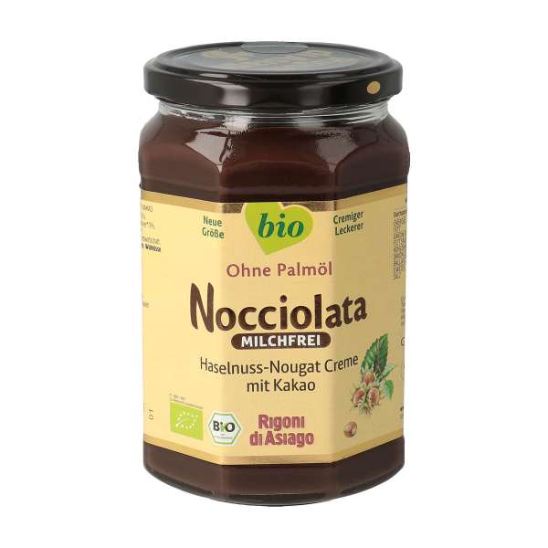 Nocciolata milchfrei - Vegane Nuss Nougat Creme - extra cremig Nocciolata milchfrei - Vegane Nuss Nougat Creme - extra cremig