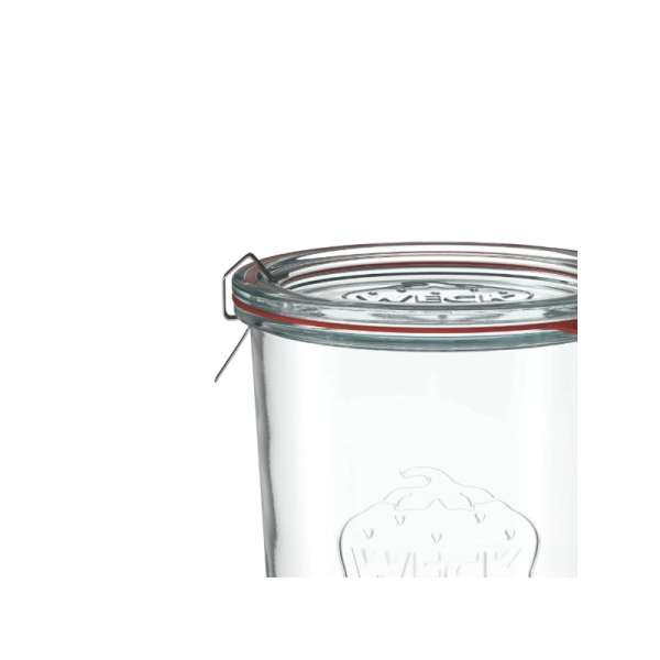 WECK Sturzglas 750 ml mit Glasdeckel – 6 Stück