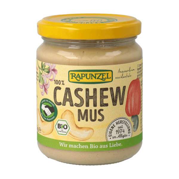 Bio Cashewmus nussig und natürlich auf Brot & Brötchen genießen Bio Cashewmus nussig und natürlich auf Brot & Brötchen genießen