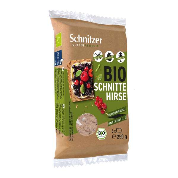 Bio Hirsebrot glutenfrei im 6 x 250 g Sparpack günstiger kaufen Bio Hirsebrot glutenfrei im 6 x 250 g Sparpack günstiger kaufen