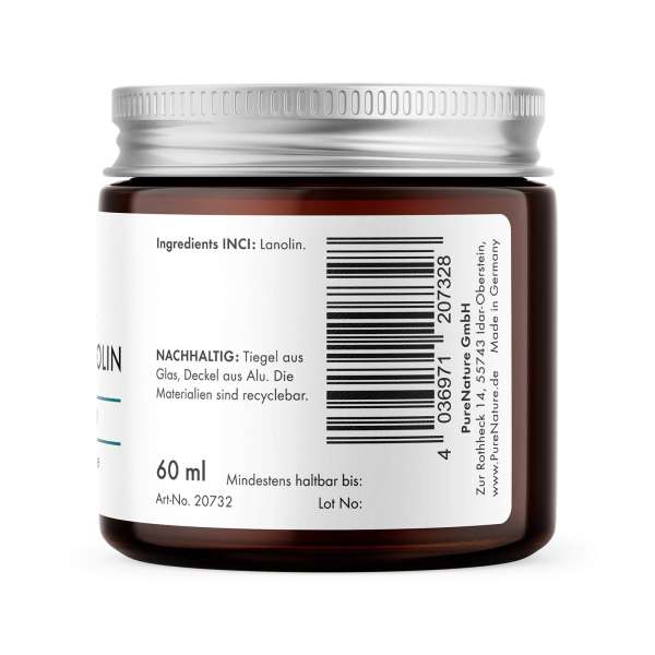 Wollwachs aus reinem Lanolin zur Hautpflege von PureNature