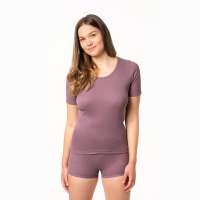 Living Crafts Damen Kurzarm-Shirt Juliane aus Bio-Baumwolle