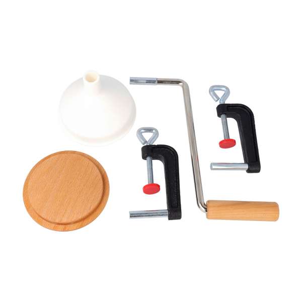 Komo Flocino Handflocker, Getreidequetsche