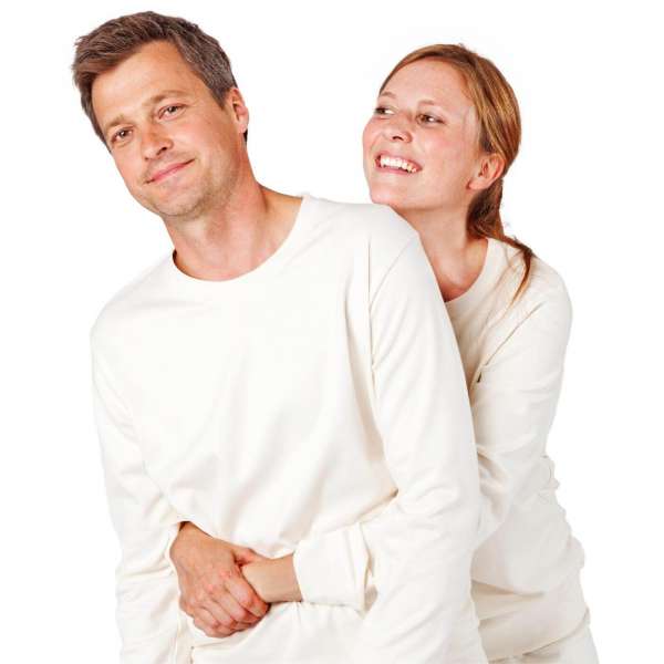 Herren Schlafanzug Bio Baumwolle mit bequemen Bündchen