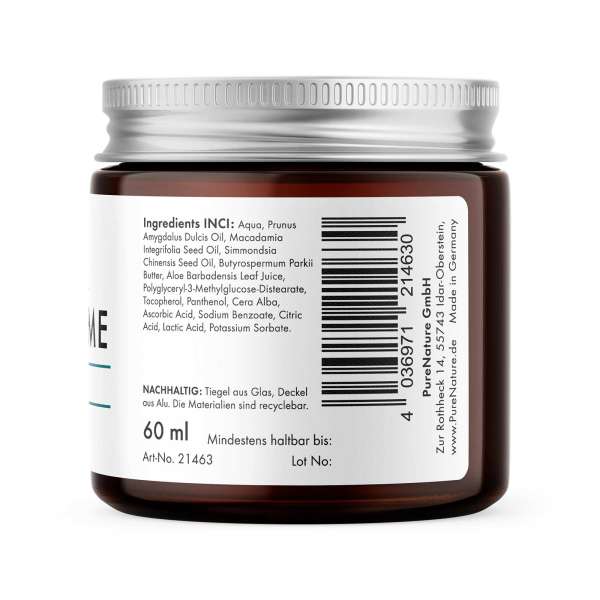 PureNature reichhaltige Tagescreme mit Vitaminen & Aloe Vera