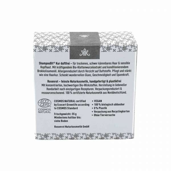 Rosenholz Festes Shampoo - ShampooBit duftfrei kaufen