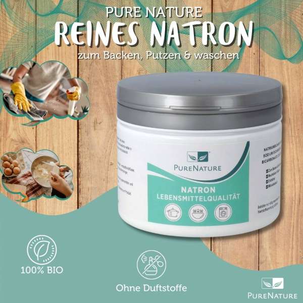 PureNature reines Natron zum Backen, Putzen und Waschen