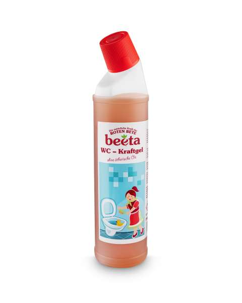 Beeta WC Gel - kraftvoller, natürlicher WC Reiniger ohne Chlor Beeta WC Gel - kraftvoller, natürlicher WC Reiniger ohne Chlor