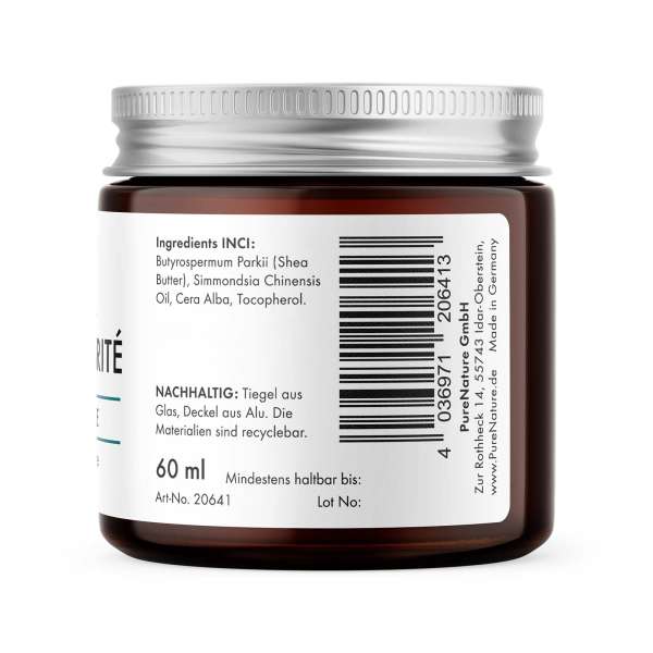 Karité Butter von PureNature - pflegende Hautcreme für Gesicht & Körper