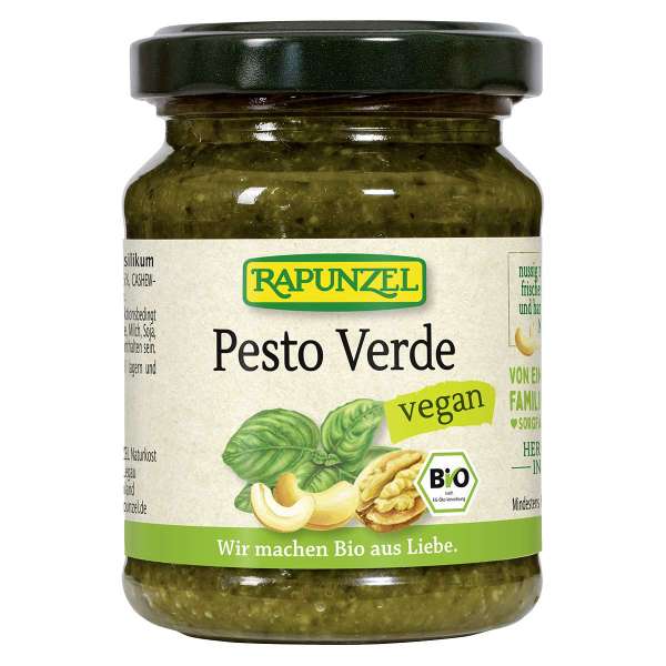 Geschmackvolle Bio Pesto Verde vegan, glutenfrei kaufen Geschmackvolle Bio Pesto Verde vegan, glutenfrei kaufen