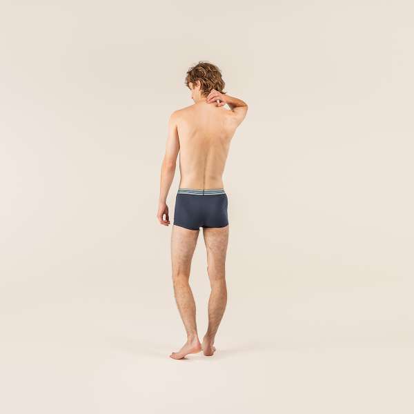 Gestreifte Herren Boxer Shorts von Living Crafts im 2er-Pack
