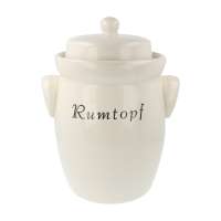 Rumtopf Keramik ohne Dekor, 3,5 l