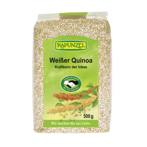 Bio Quinoa Getreide weiß - mild & glutenfrei - für vielseitige Gerichte Bio Quinoa Getreide weiß - mild & glutenfrei - für vielseitige Gerichte