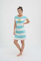 Vorschau: Living Crafts Nachthemd gestreift - Orangen Design Vorschau: Living Crafts Nachthemd gestreift - Orangen Design