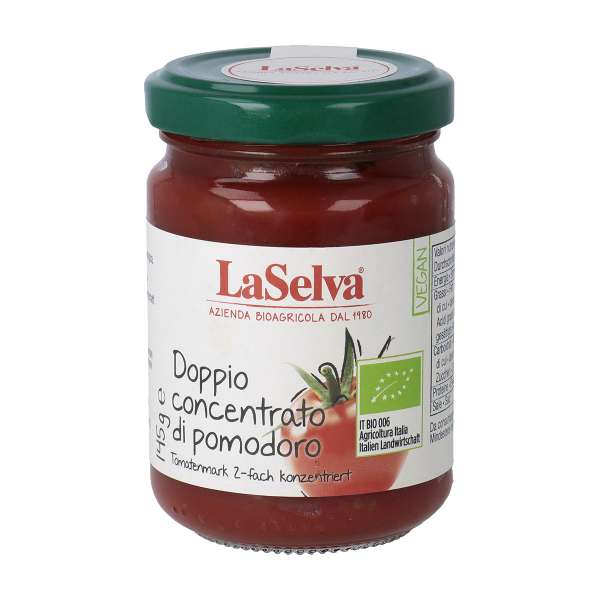 LaSelva Tomatenmark im Glas, zweifach konzentriert LaSelva Tomatenmark im Glas, zweifach konzentriert