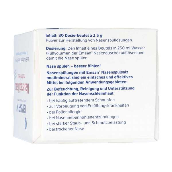 Emsan Nasenspülsalz kaufen & die Nase sanft reinigen und pflegen