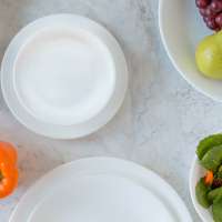 Vorschau: Corelle weißer Teller 26 cm: kratzfest & spülmaschinenfest Vorschau: Corelle weißer Teller 26 cm: kratzfest & spülmaschinenfest