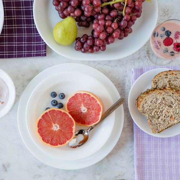 Corelle weißer Teller 26 cm: kratzfest & spülmaschinenfest