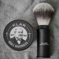 Vorschau: Klar Rasierseife mit Aktivkohle zum Rasieren mit Seife Vorschau: Klar Rasierseife mit Aktivkohle zum Rasieren mit Seife