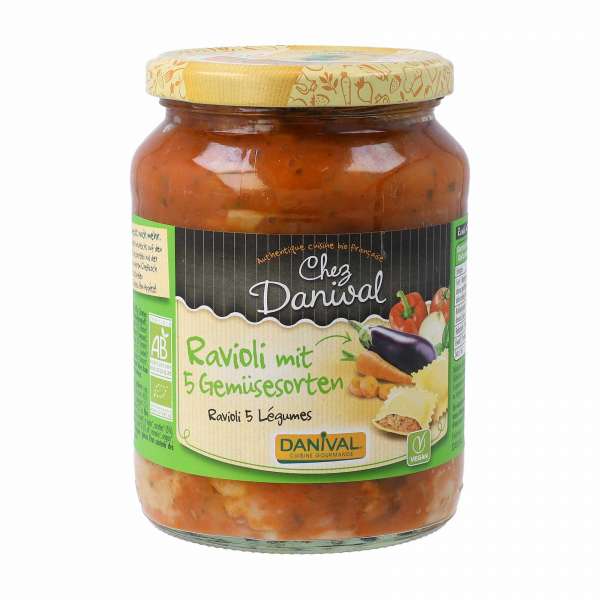 Bio Ravioli mit Gemüsefüllung - Vegan Bio Ravioli mit Gemüsefüllung - Vegan