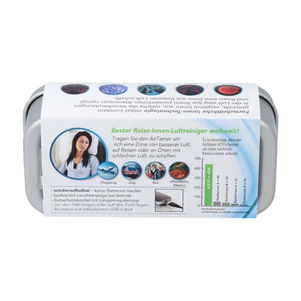 AirTamer A310: Mobiler Luftreiniger ohne Filter & garantiert ozonfrei