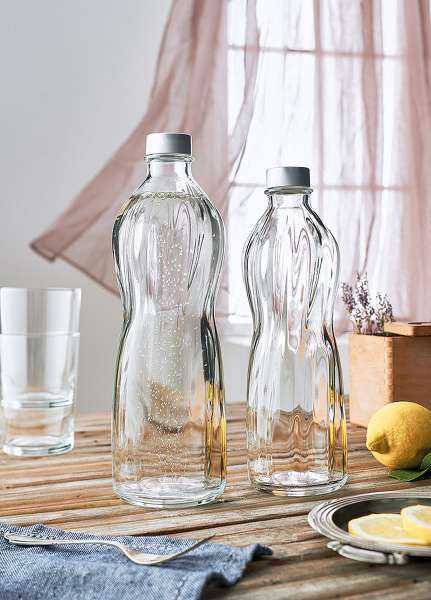 Bormioli Flasche für Sprudelwasser, kohlensäuredicht, 750ml