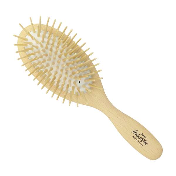 Natürliche Pneumatikbürste mit langen Holzstiften Natürliche Pneumatikbürste mit langen Holzstiften