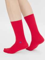 Vorschau: Natural Vibes Basic Red. Rote Sneaker-Socken im Retro-Style Vorschau: Natural Vibes Basic Red. Rote Sneaker-Socken im Retro-Style