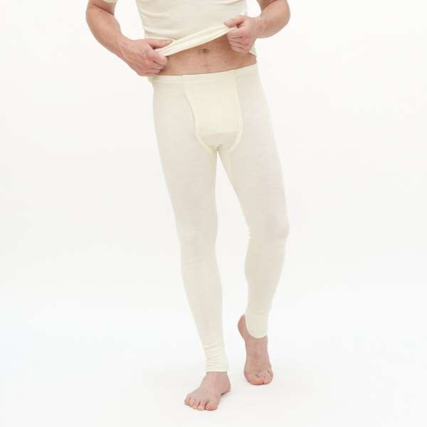 Living Crafts Herren lange Unterhose Jonathan aus Bio-Baumwolle