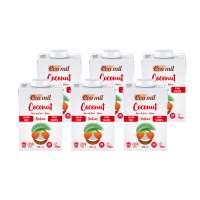Ecomil Bio-Kokosmilch 500 ml ohne Zusatz von Zucker, 6er-Set