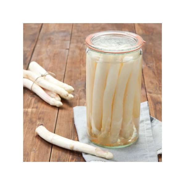 WECK Zylinderglas 1590 ml mit Glasdeckel – 6 Stück