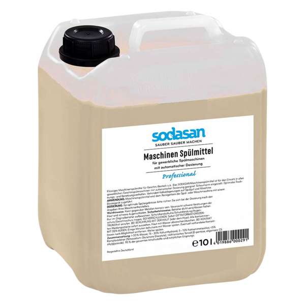 Sodasan Professional flüssiges Spülmaschinenmittel 10 l Sodasan Professional flüssiges Spülmaschinenmittel 10 l