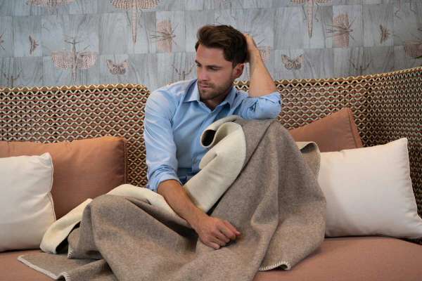 Lilienthal Decke aus Schafschurwolle von PureNature