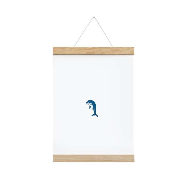 Side by Side - Magnetische Posterleiste Eiche hell - für DIN A4 Formate