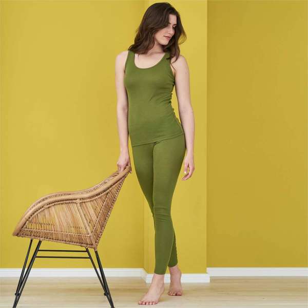 Tolles Damen-Thermo-Funktionsunterhemd mit Bio-Merinowolle