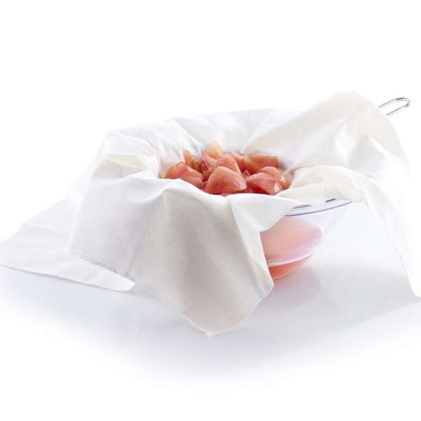 Seih- und Knödeltuch aus Baumwolle für traditionelles Kochen